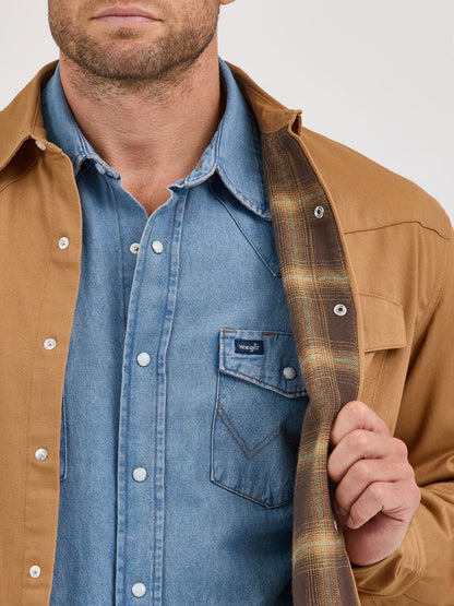 Wrangler Flannel Lined Work Shirt