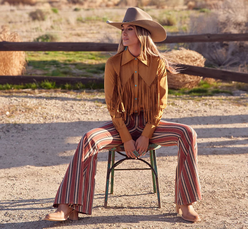 Lainey Wilson Fringe Shirt Wrangler