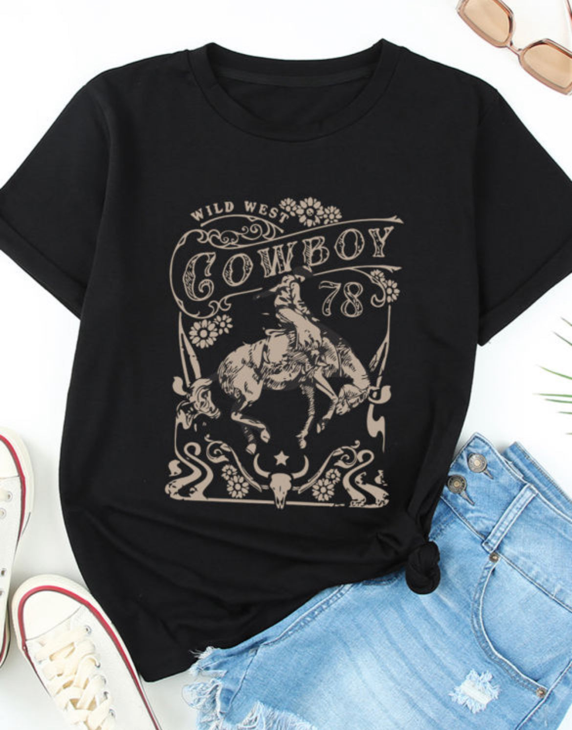 Wild West cowboy T-skjorte