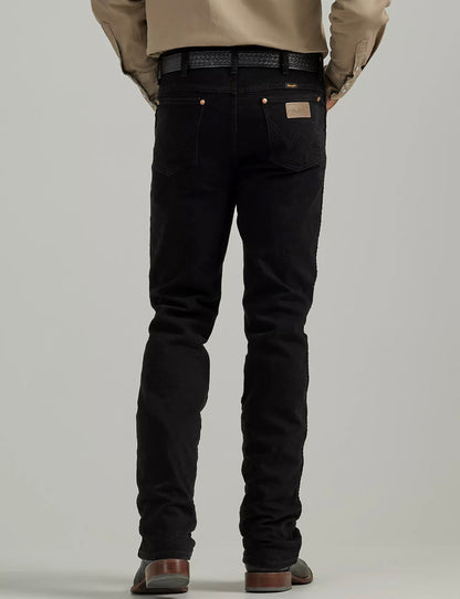 WRANGLER® COWBOY CUT® SLIM FIT ACTIVE FLEX JEANS Svart
