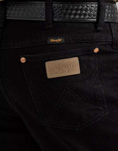 WRANGLER® COWBOY CUT® SLIM FIT ACTIVE FLEX JEANS Svart
