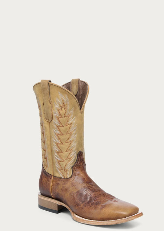 Honey/Brown Embroidery Corral Boots