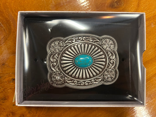 Nocona Turquoise Stone Buckle