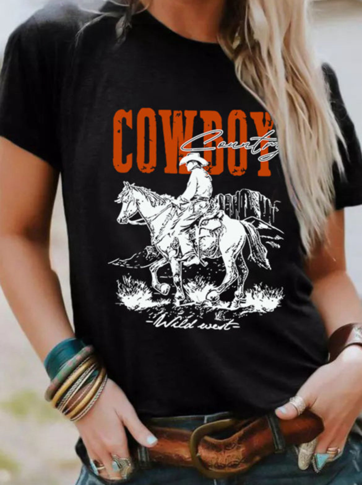 Cowboy country T-skjorte