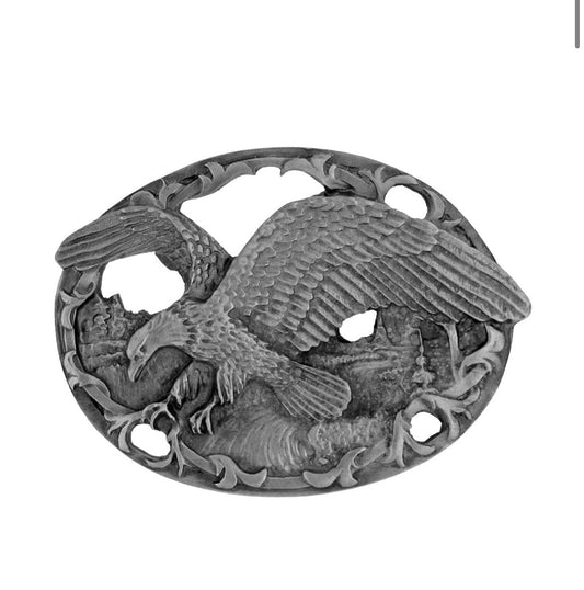 Made in the USA – Eagle Alighting Belt Buckle