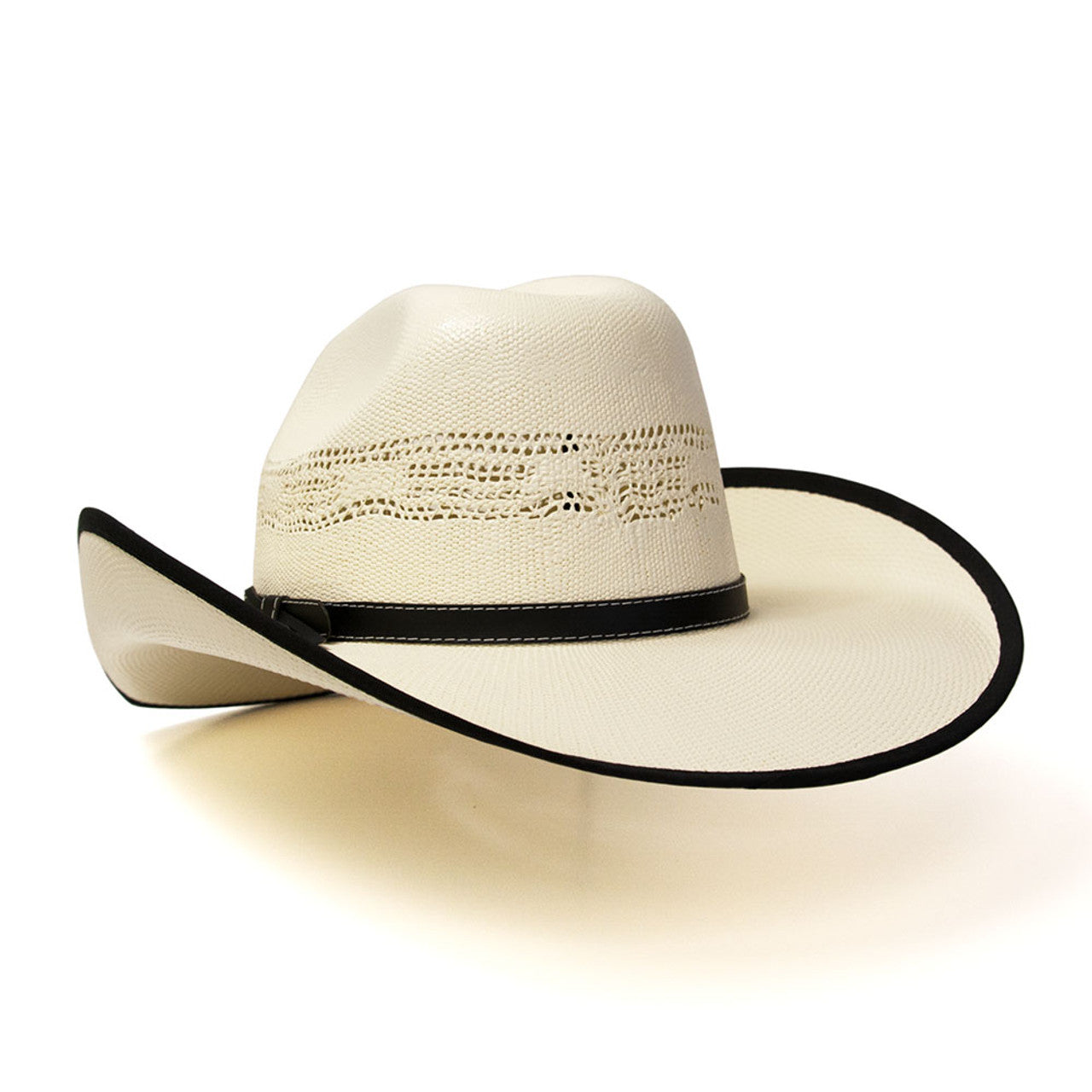 Stråhatt - Natural Straw Western Bangora Hat