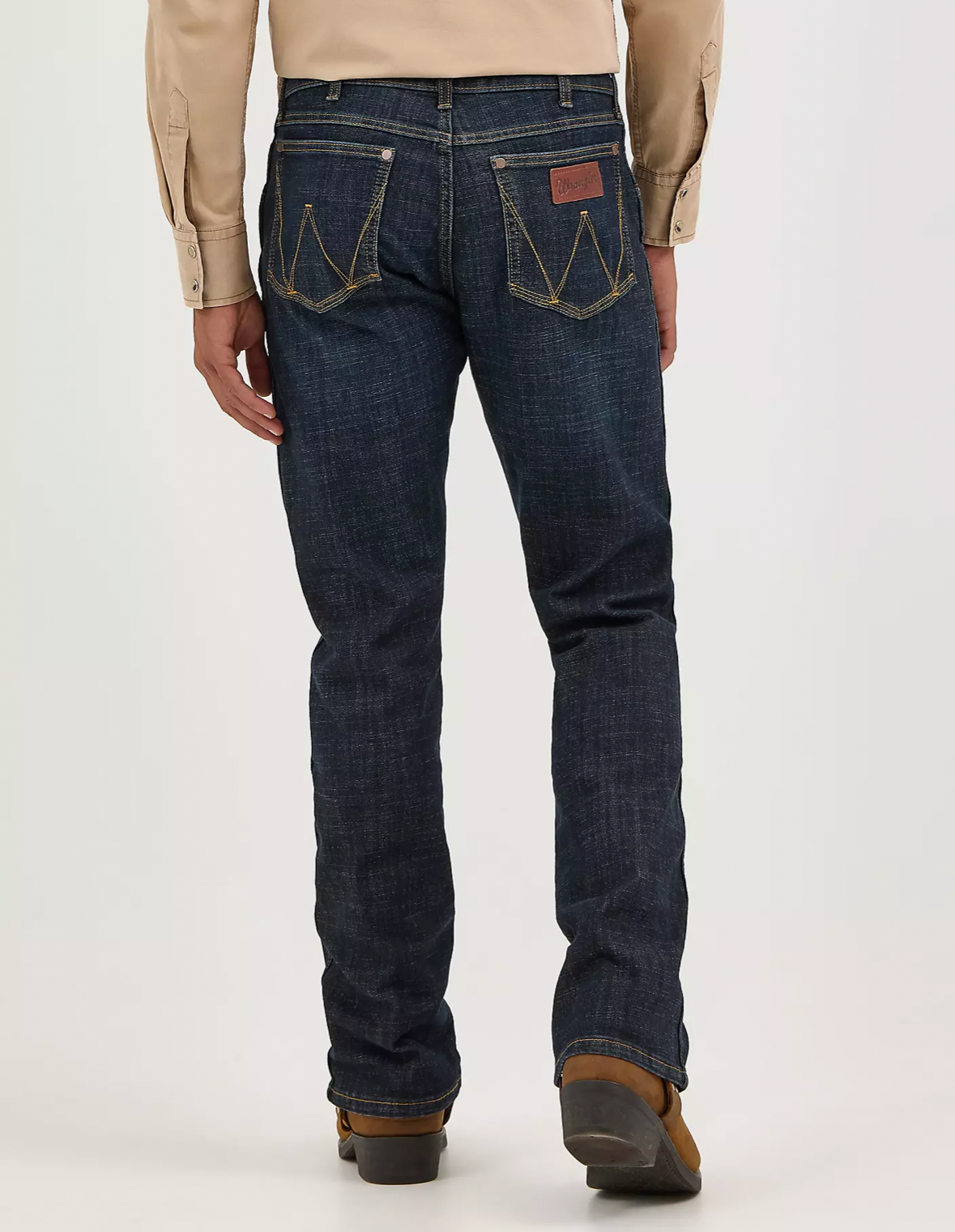 HERRE WRANGLER RETRO® SLIM FIT BOOTCUT-JEANS - Dax (mørk blå)