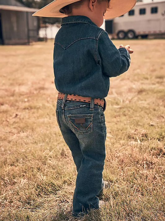 LITTLE BOY'S STITCHED POCKET WESTERN JEAN