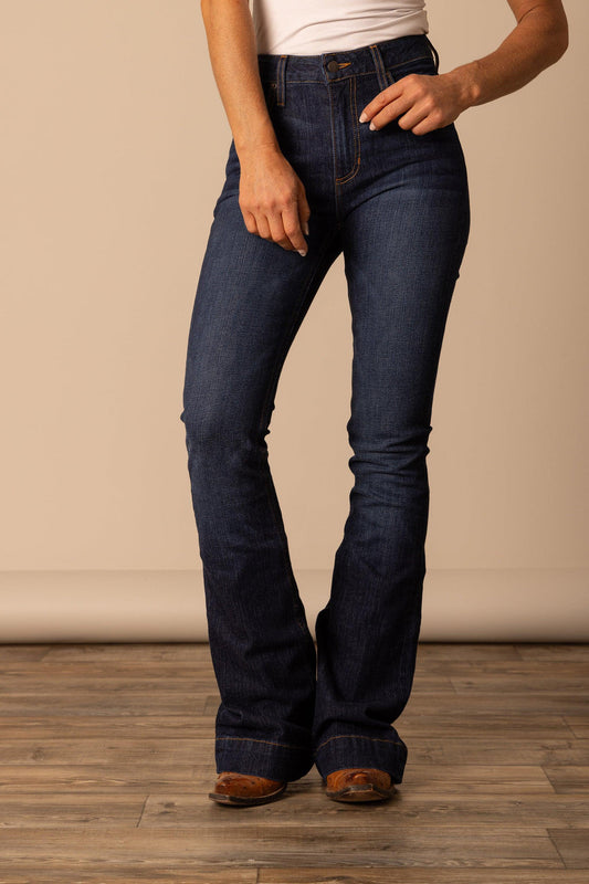 Kimes Ranch – Jennifer High Rise Flare Jeans