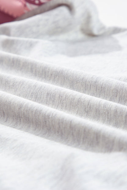 Beige Aztec Double Hood Hoodie