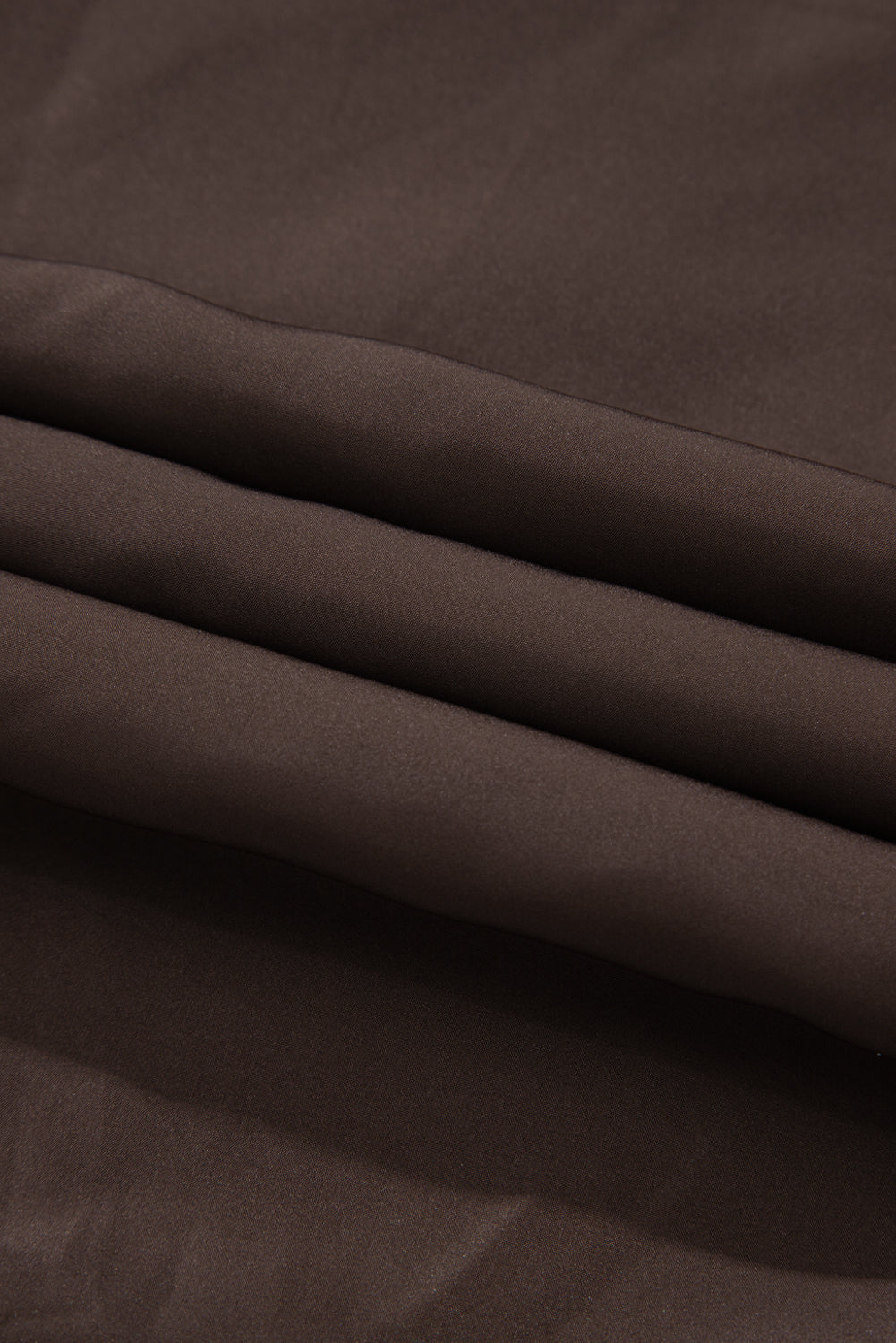 Beige Fleecevest med Knyting