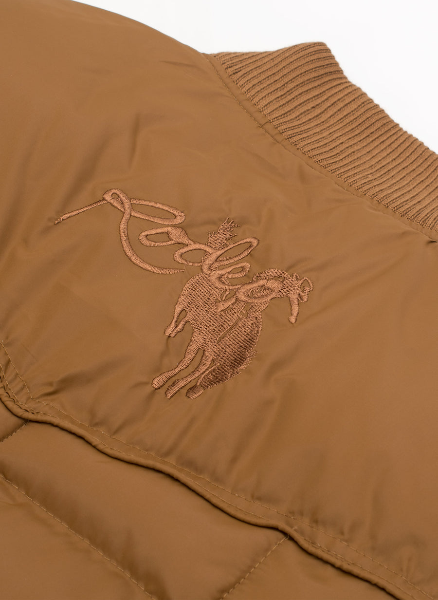 Rodeo Clothing - Cognac Puffet Jacket