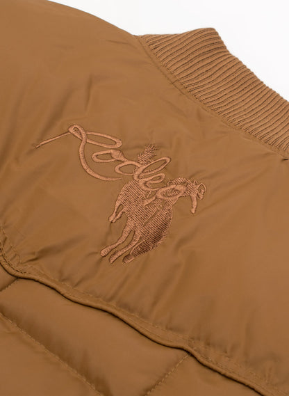 Rodeo Clothing - Cognac Puffet Jacket