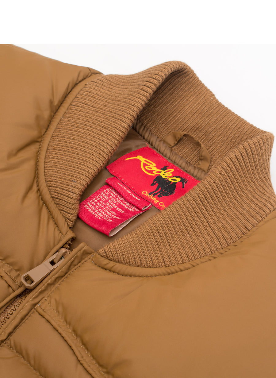 Rodeo Clothing - Cognac Puffet Jacket