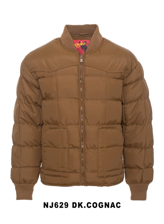 Rodeo Clothing - Cognac Puffet Jacket