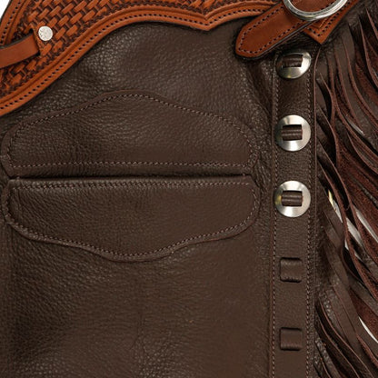 NRS Day Worker Dark Brown Chaps