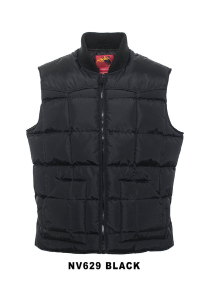 Rodeo Clothing - Black Nylon Quilted Vest
