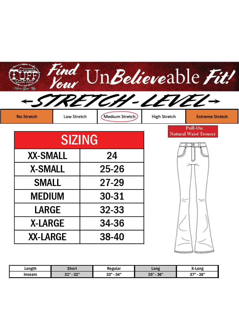 Pull-On Turquoise Hurricane Trouser