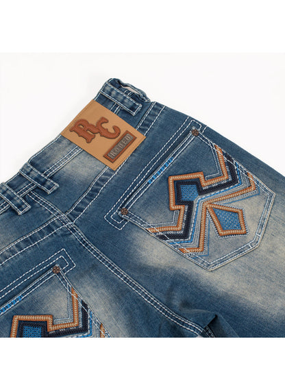 Rodeo Clothing Herre Jeans - Blue
