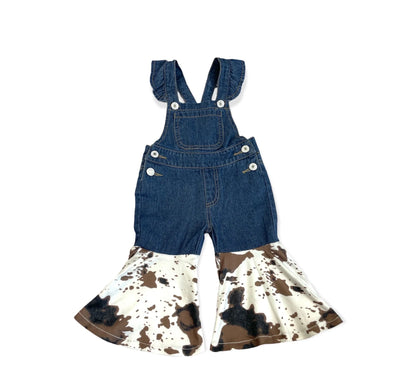 Denim and Cowprint Snekkerbukse