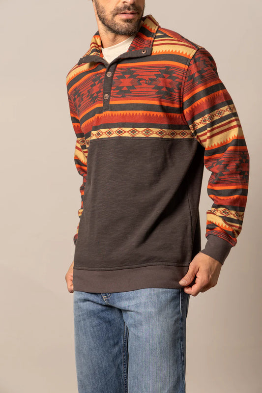 KIMES RANCH - Tack Brown Pullover - Genser