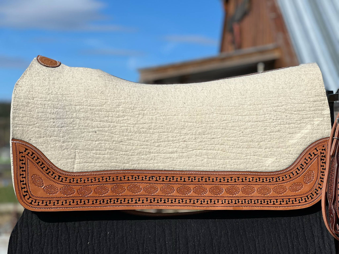 1" Aztec Wool Pad