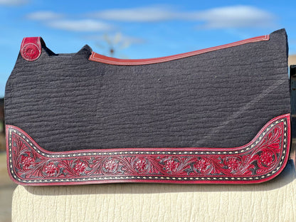 1" Buckstitched Wool Pad