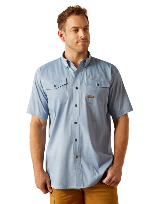 VentTEK Western Fitted Shirt Lyseblå